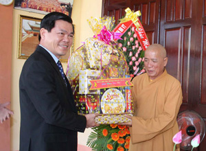 Vung Tau city: New Year meeting with religious dignitaries 